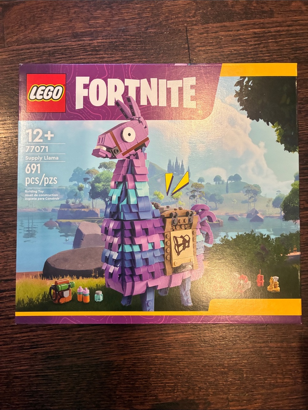 LEGO Fortnite Supply Llama Building Set - Purple, Blue, Teal